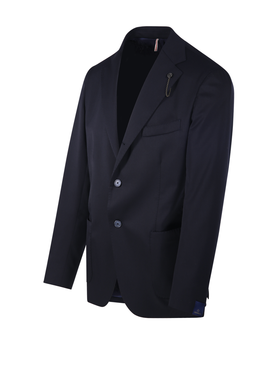 UOMO SANTANIELLO BLAZER BLU IN LANA 