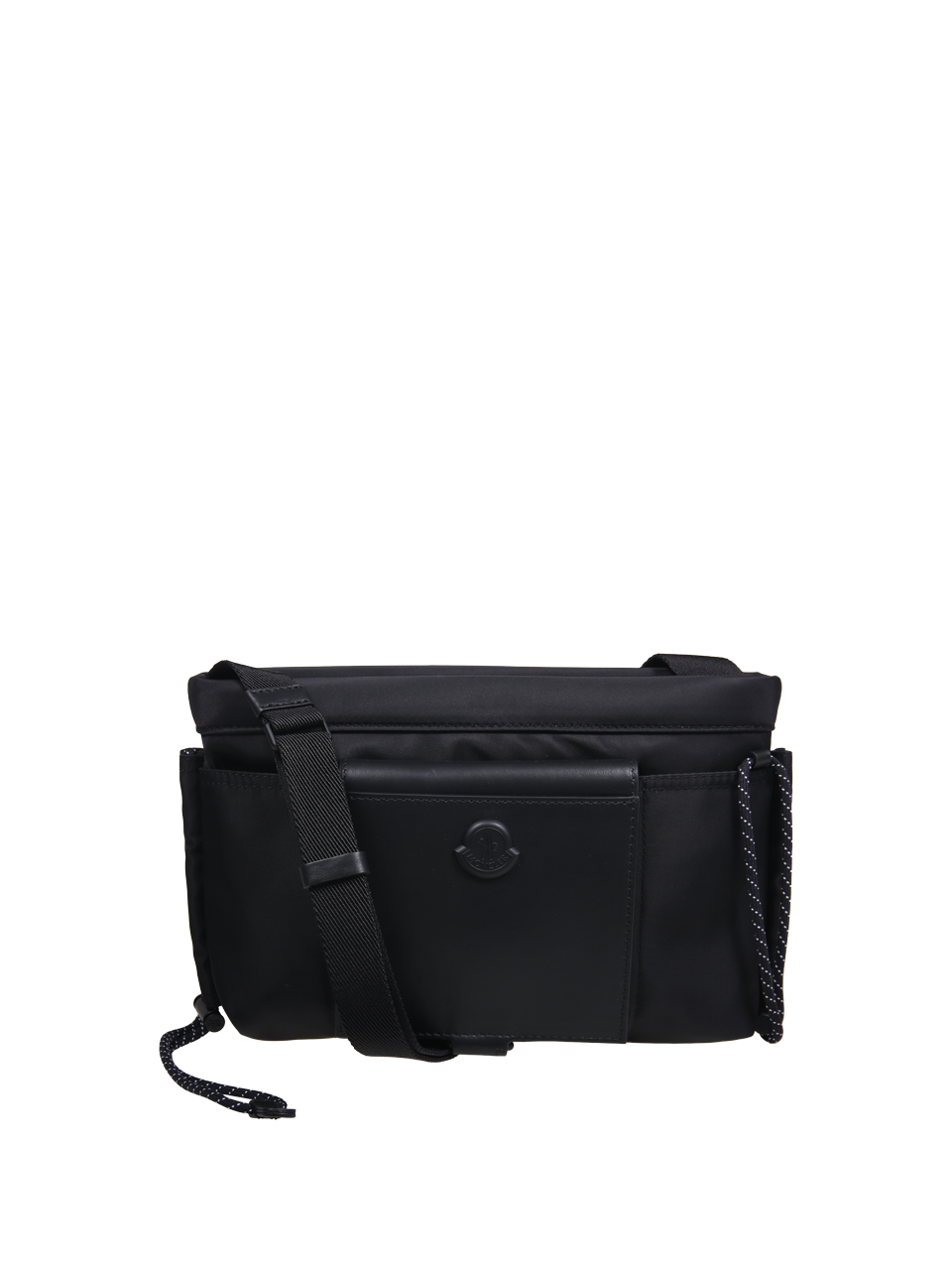 MEN MONCLER BLACK POLYAMIDE KENTON CROSS BODY BAG