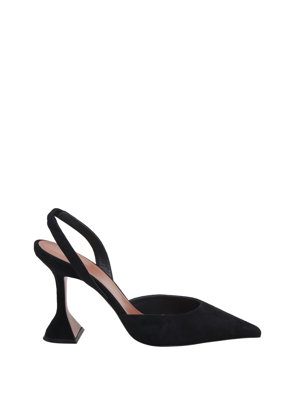 WOMAN AMINA MUADDI BLACK LEATHER HOLLI SLING 95