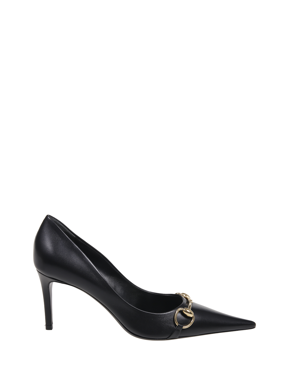 WOMAN GUCCI BLACK LEATHER DONNA PUMP