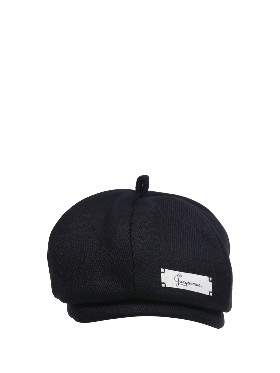 WOMAN JACQUEMUS DARK BLUE VIRGIN WOOL LE BERET CAVALLO HAT