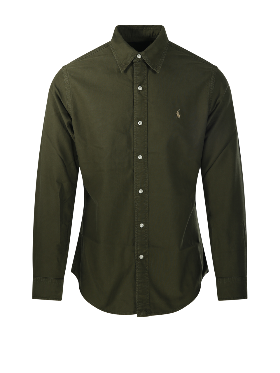 MEN RALPH LAUREN GREEN COTTON SHIRT