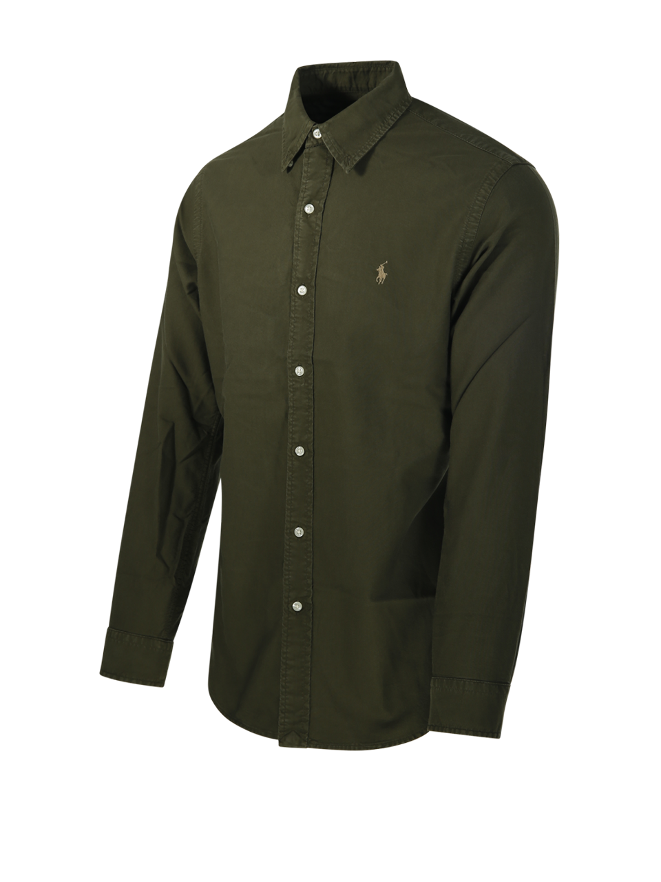 MEN RALPH LAUREN GREEN COTTON SHIRT