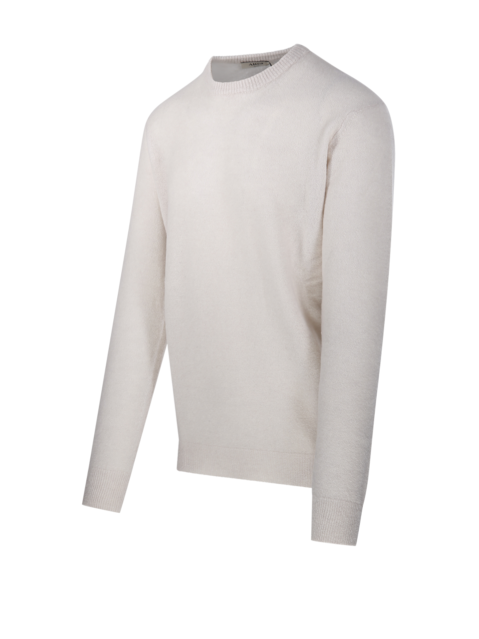 MEN ALTEA WHITE VIRGIN WOOL SWEATER