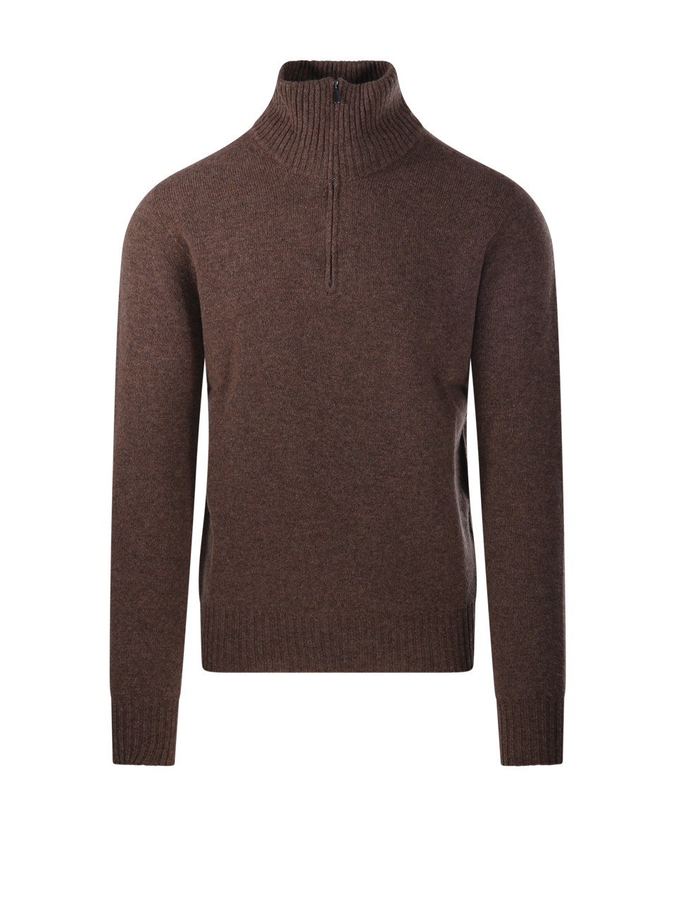 MEN ALTEA BROWN VIRGIN WOOL SWEATER