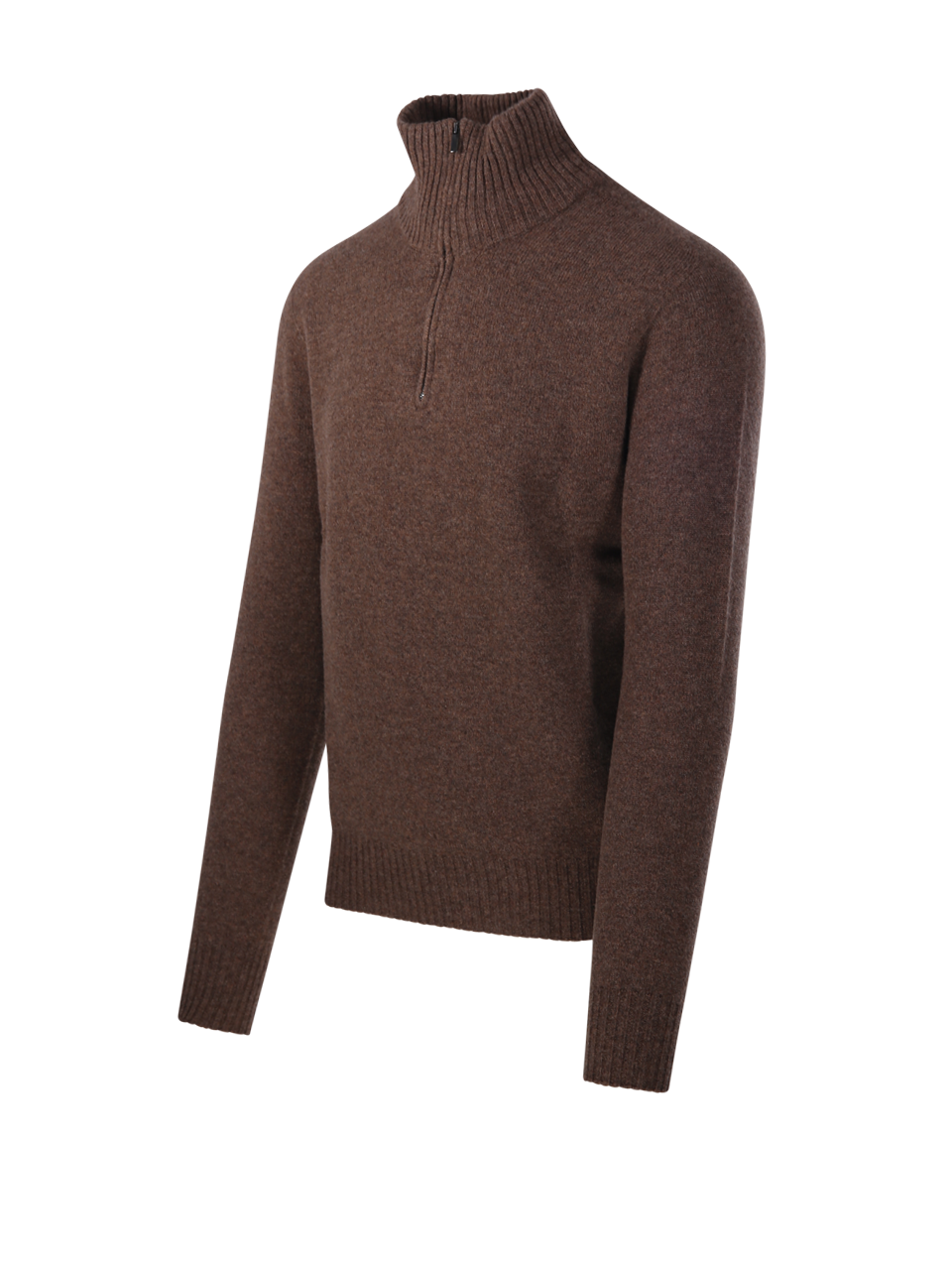 MEN ALTEA BROWN VIRGIN WOOL SWEATER