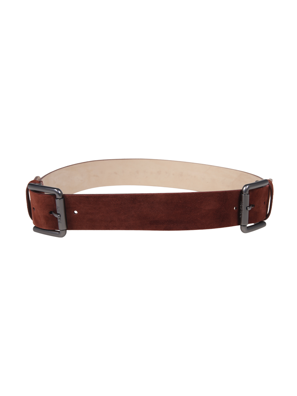WOMAN MAXMARA BROWN CALF LEATHER UNNO BELT