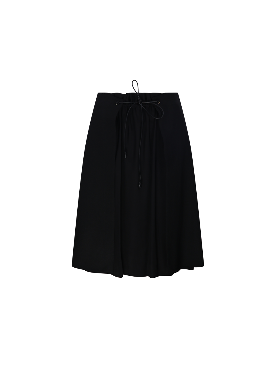 WOMAN MONCLER BLACK VIRGIN WOOL SKIRT