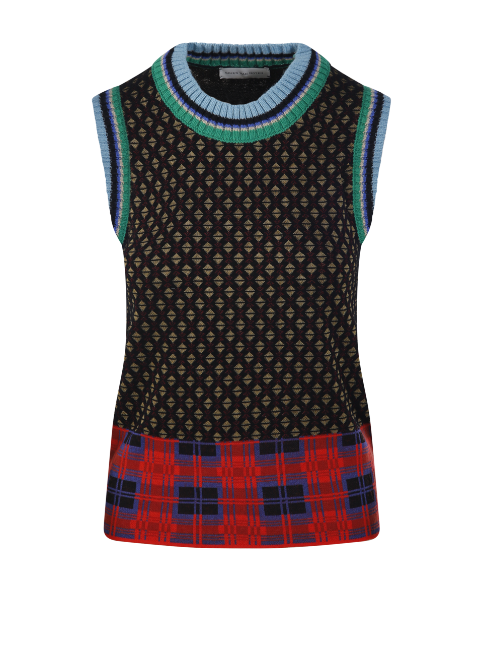 WOMAN DRIES VAN NOTEN MULTICOLOR WOOL TEMI TOP