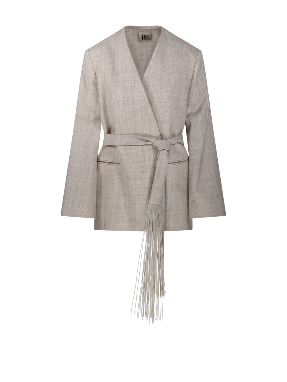 WOMAN BY MALENE BIRGER NUDE VIRGIN WOOL EMMA BLAZER