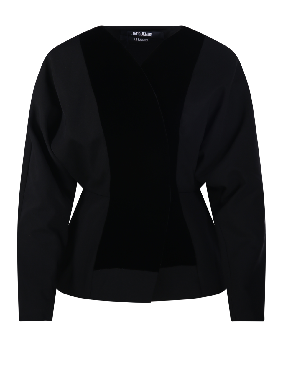 WOMAN JACQUEMUS BLACK VIRGIN WOOL LA VESTE PALOMA JACKET