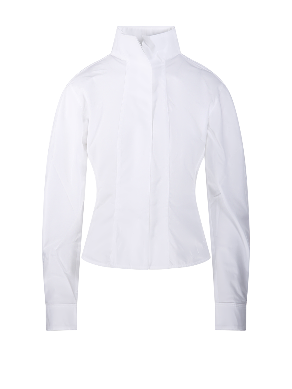 WOMAN JACQUEMUS WHITE COTTON LA CHEMISE TULIPE