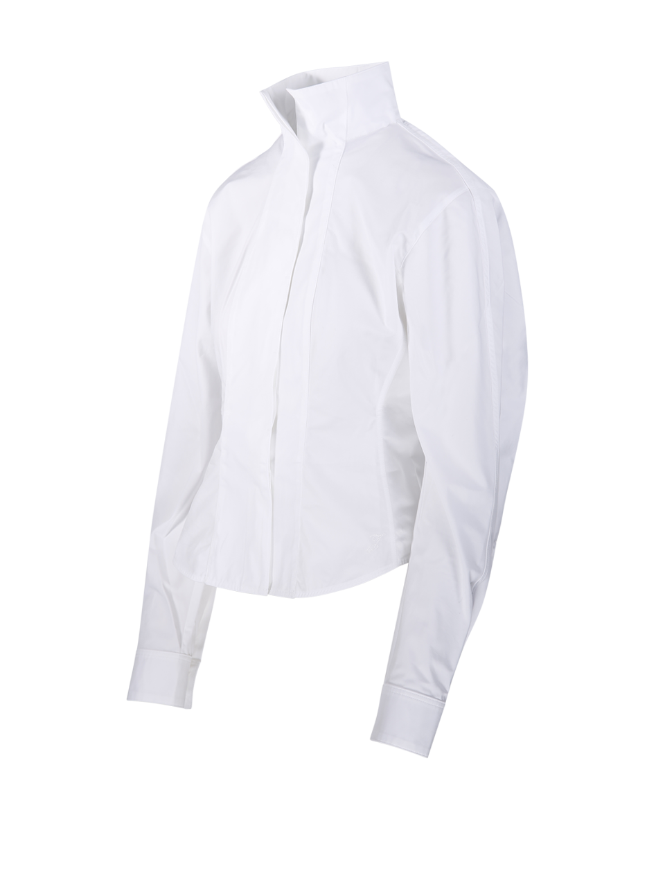 WOMAN JACQUEMUS WHITE COTTON LA CHEMISE TULIPE