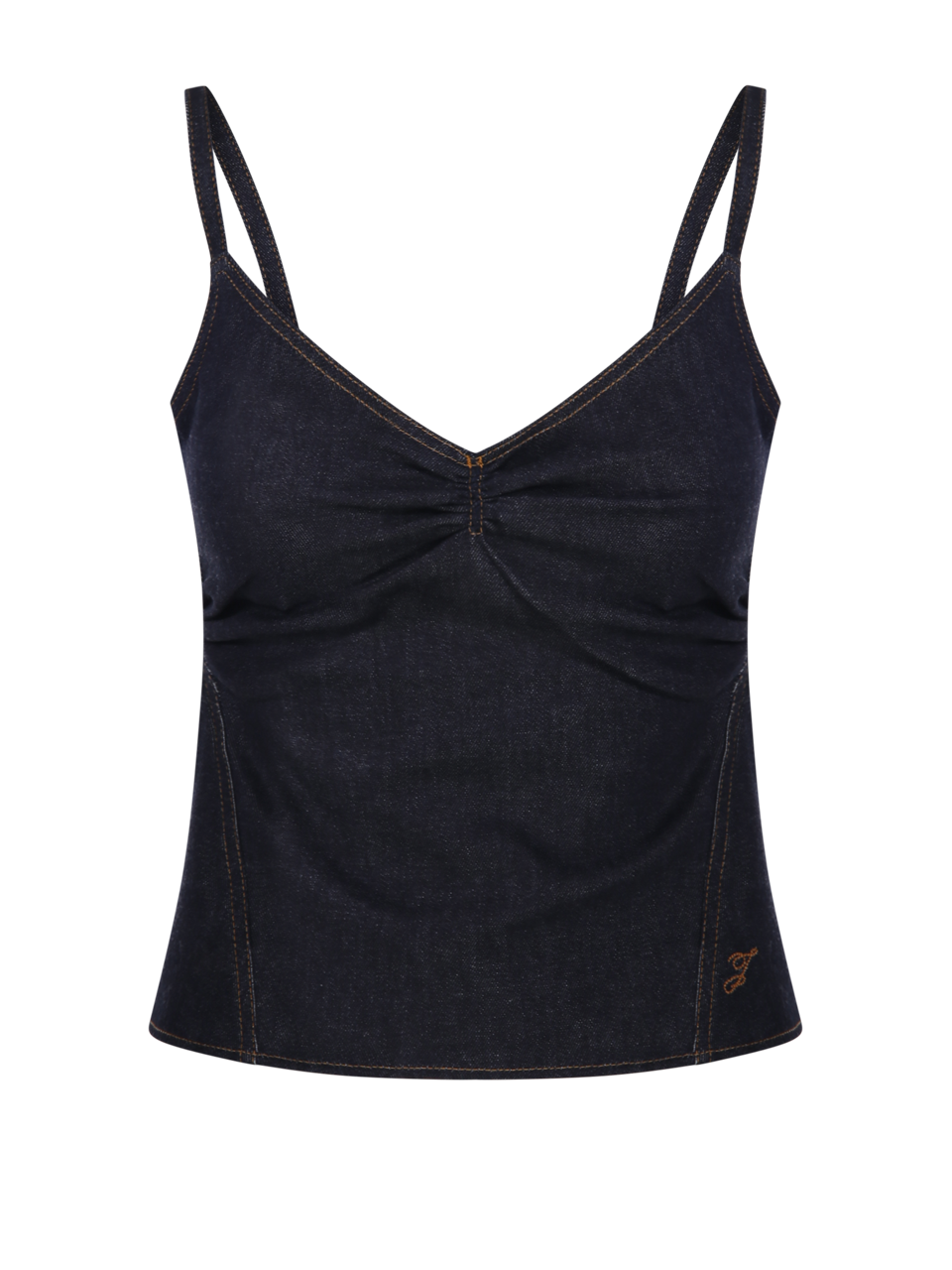 WOMAN JACQUEMUS BLUE COTTON LE HAUT DE-NIMES PINA TOP