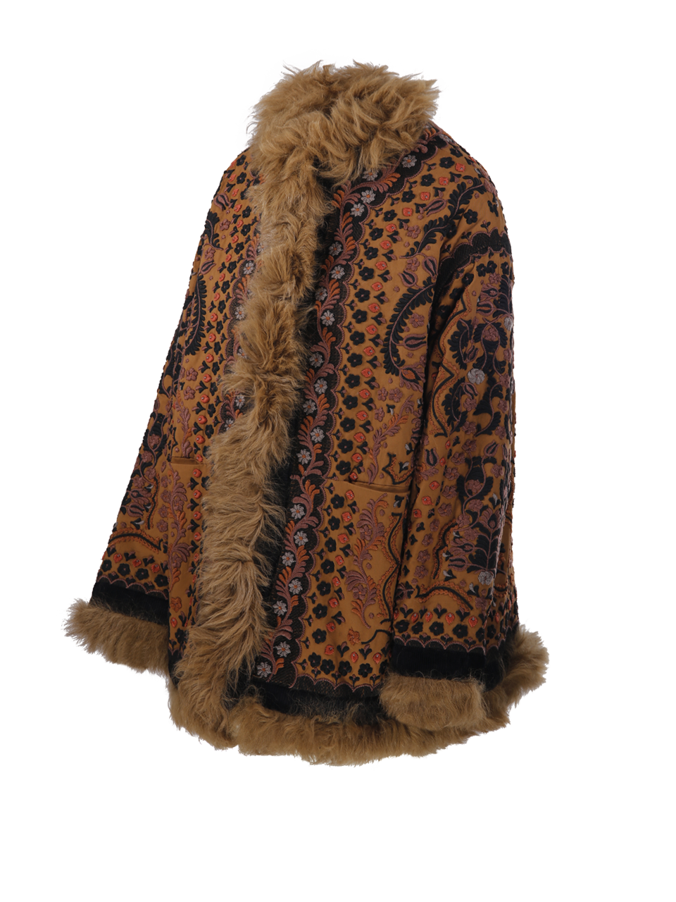 WOMAN ANTIK BATIK BROWN COTTON IVAN JACKET