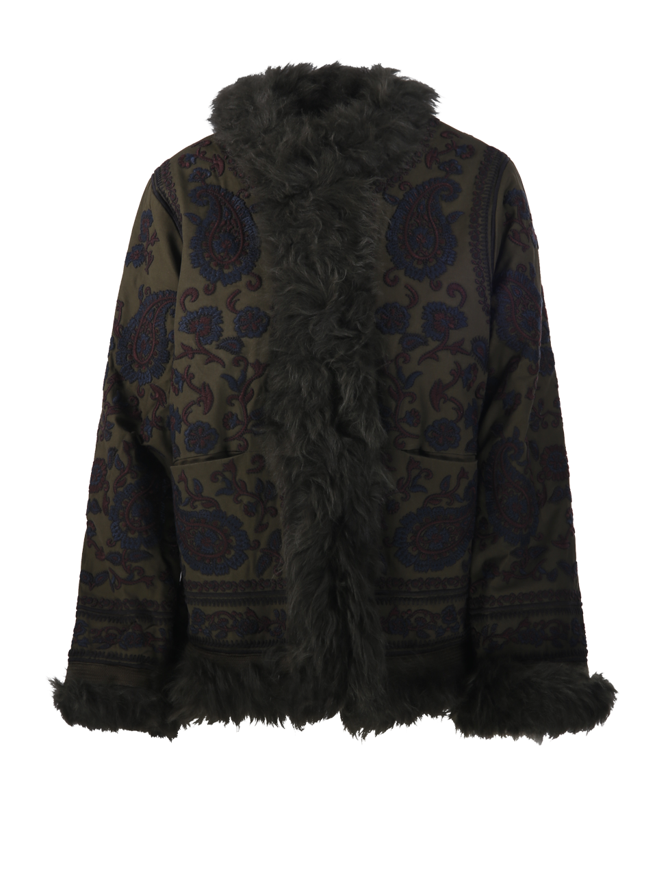 WOMAN ANTIK BATIK GREEN COTTON PAULINE JACKET