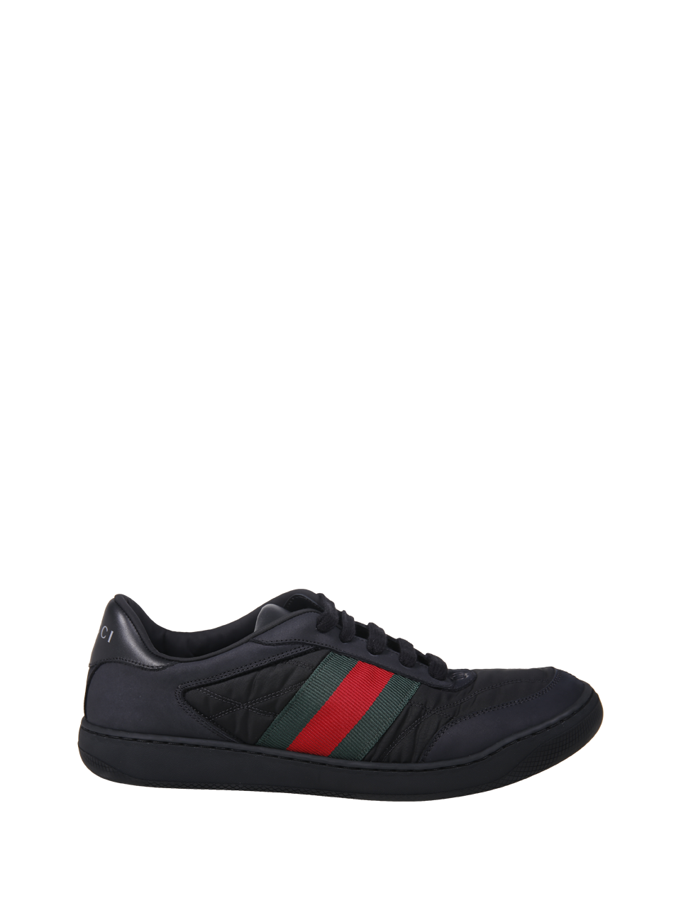 MEN GUCCI BLACK LEATHER M SCREENER 2.0 SNEAKER