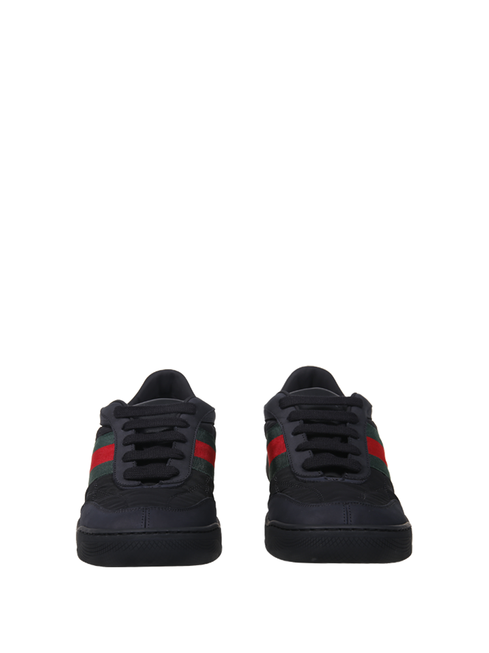 MEN GUCCI BLACK LEATHER M SCREENER 2.0 SNEAKER