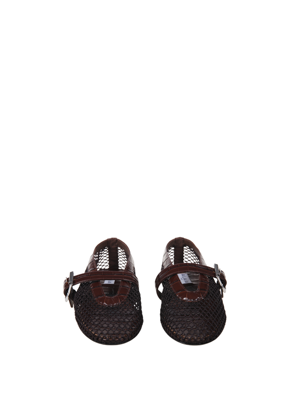 DONNA ALAIA BALLERINE LA BALLERINE IN POLIAMMIDE MARRONE