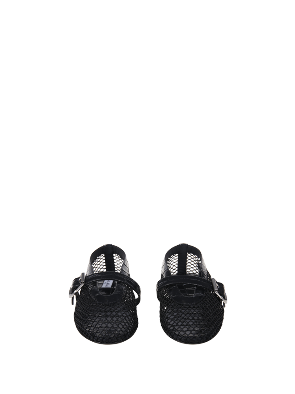 WOMAN ALAIA BLACK POLYAMIDE LA BALLERINE FLAT