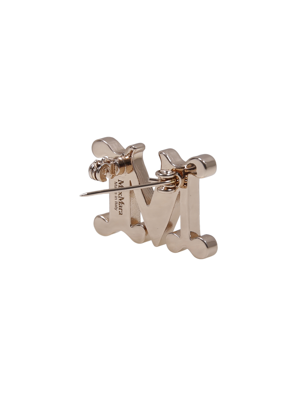 WOMAN MAXMARA GOLD METAL FACELLA PINS
