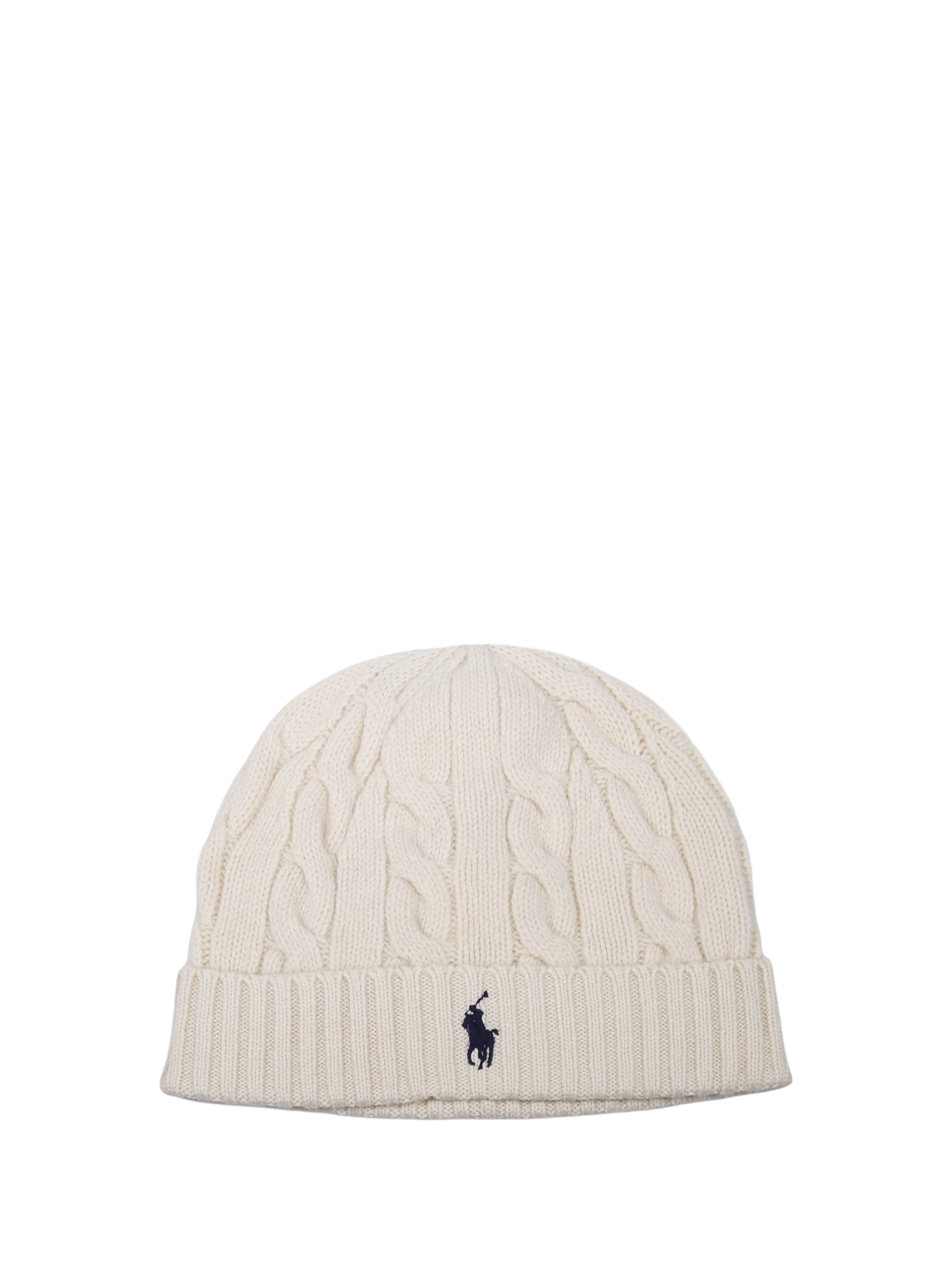 UOMO RALPH LAUREN CAPPELLO IN COTONE BIANCO 