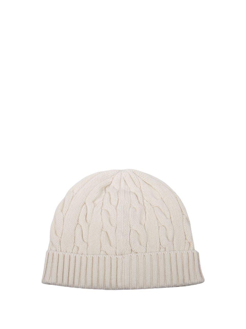 UOMO RALPH LAUREN CAPPELLO IN COTONE BIANCO 