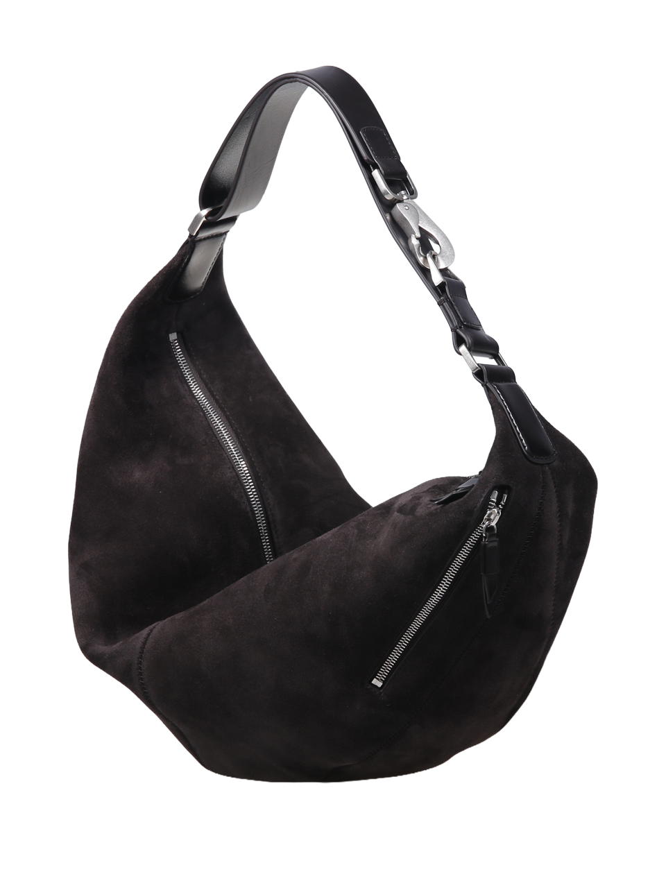 DONNA LEMAIRE BORSA QUIVER CLIP IN PELLE MARRONE 