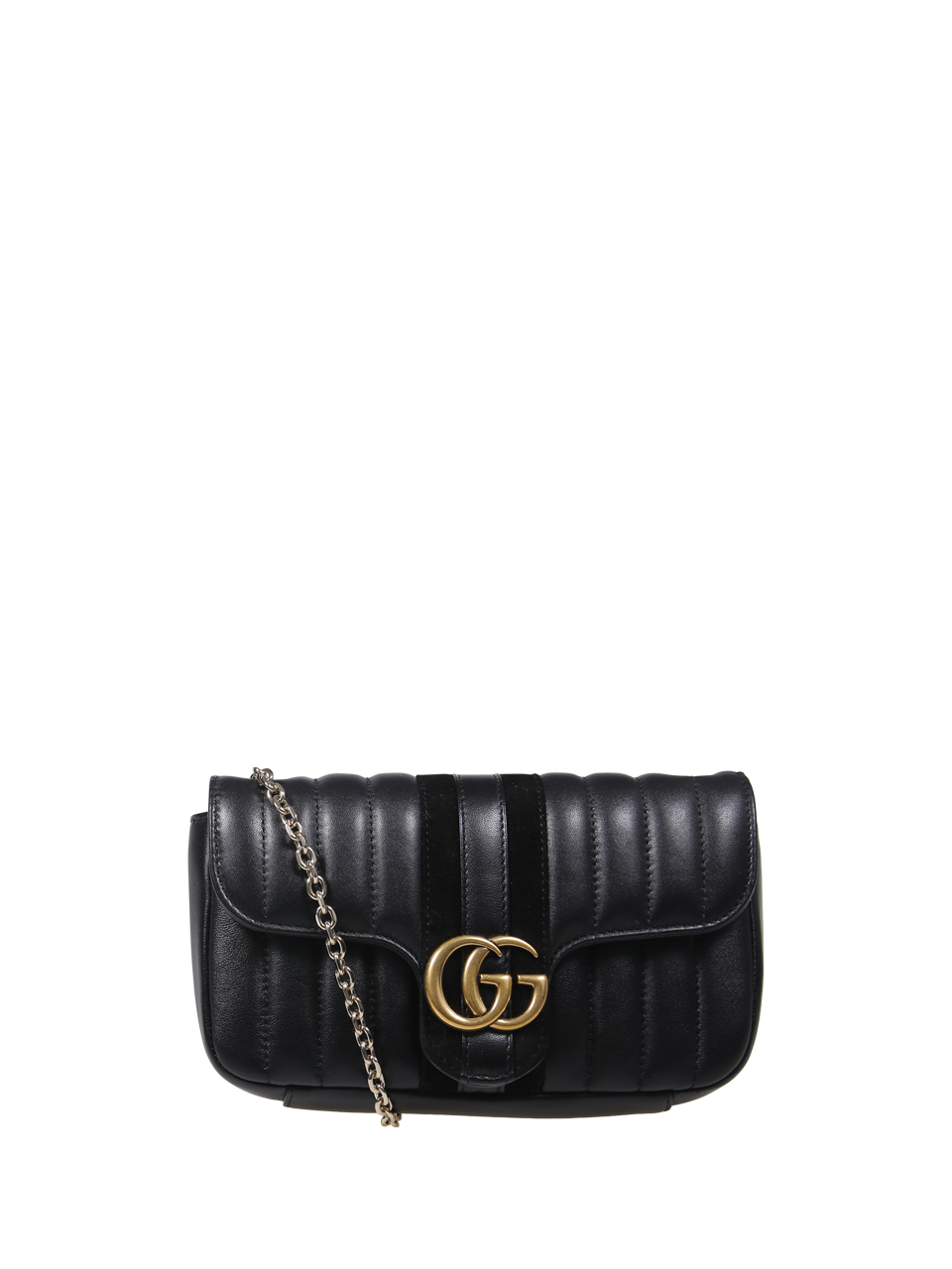 WOMAN GUCCI BLACK LEATHER MINI BAG