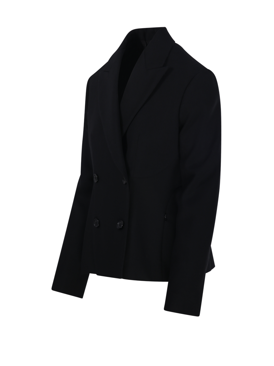 WOMAN ALAIA BLACK WOOL TAILORED JACKET