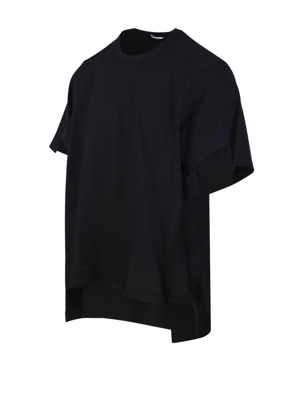 MEN COMME DES GARCONS SHIRT BLACK COTTON T-SHIRT