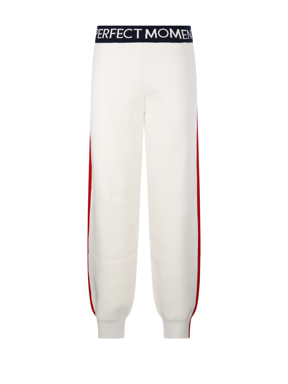 DONNA PERFECT MOMENT PANTALONI LA TOUR KNITTED SKI IN LANA BIANCA 