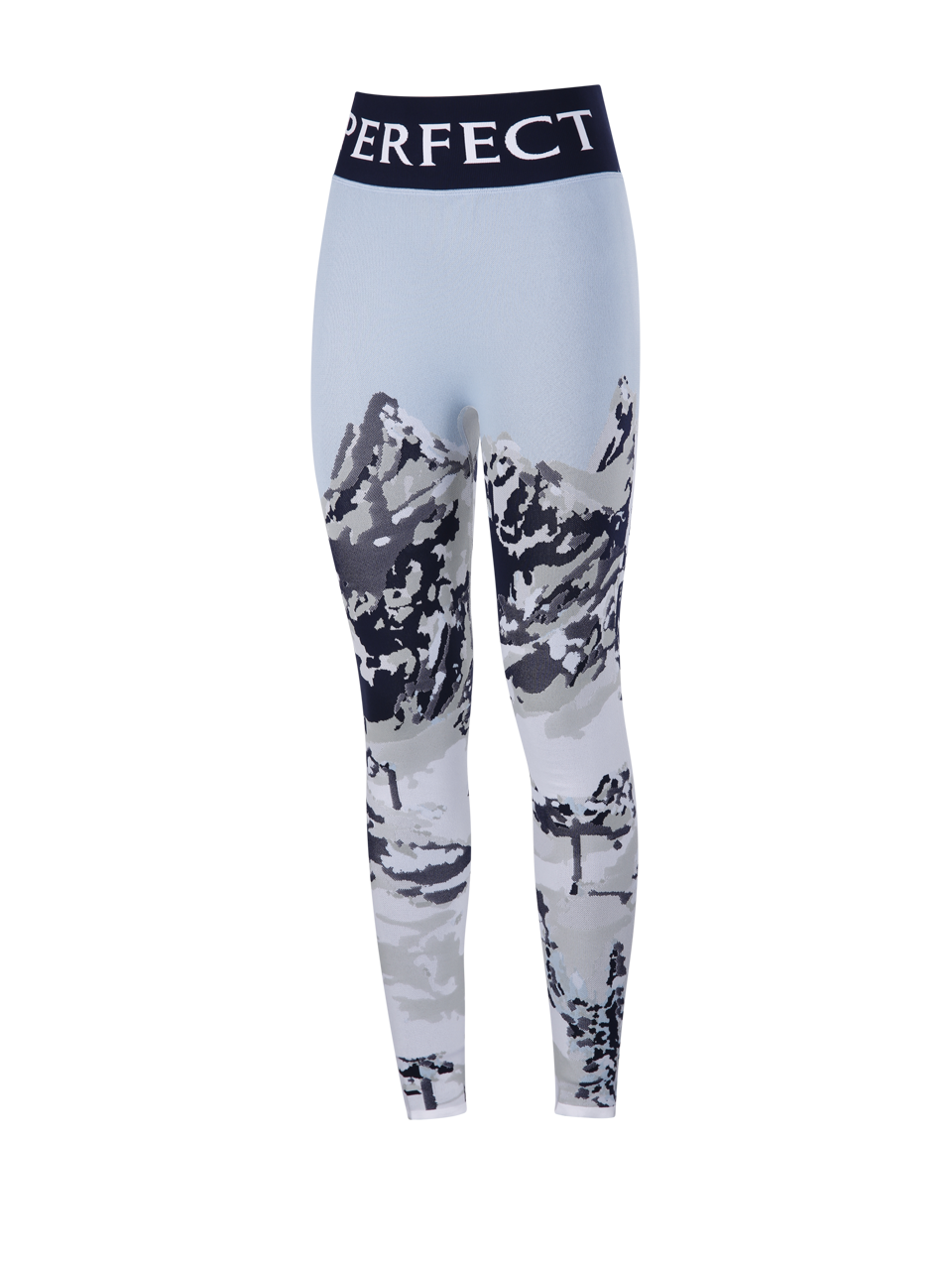 DONNA PERFECT MOMENT PANTALONI JAQUARD IN POLIAMMIDE BLU 
