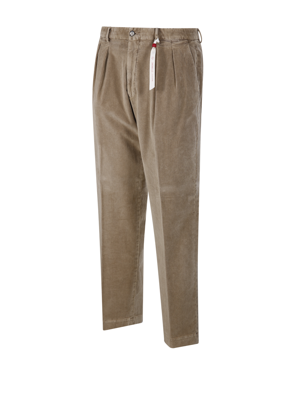 UOMO SANTANIELLO PANTALONI MIRO' IN COTONE BEIGE 