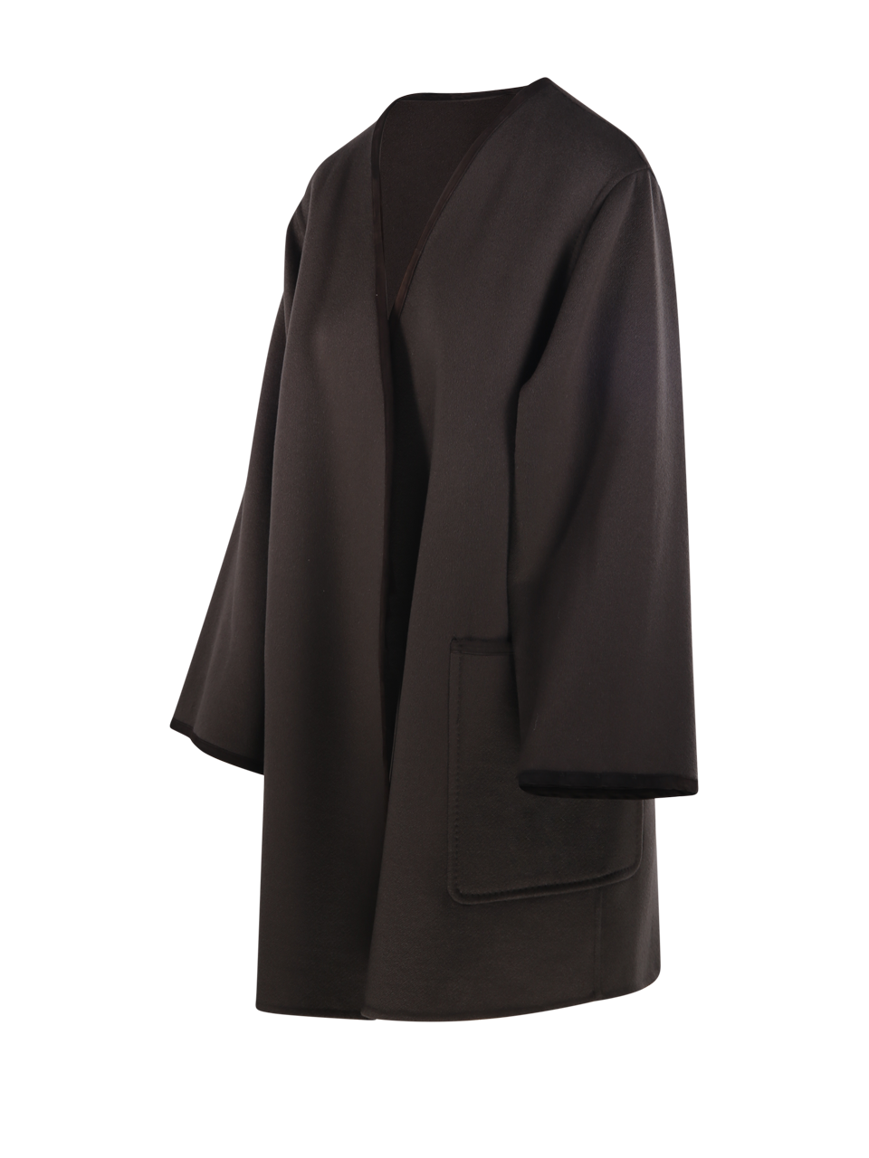 WOMAN MAXMARA BROWN CASHMERE FLIPPER COAT