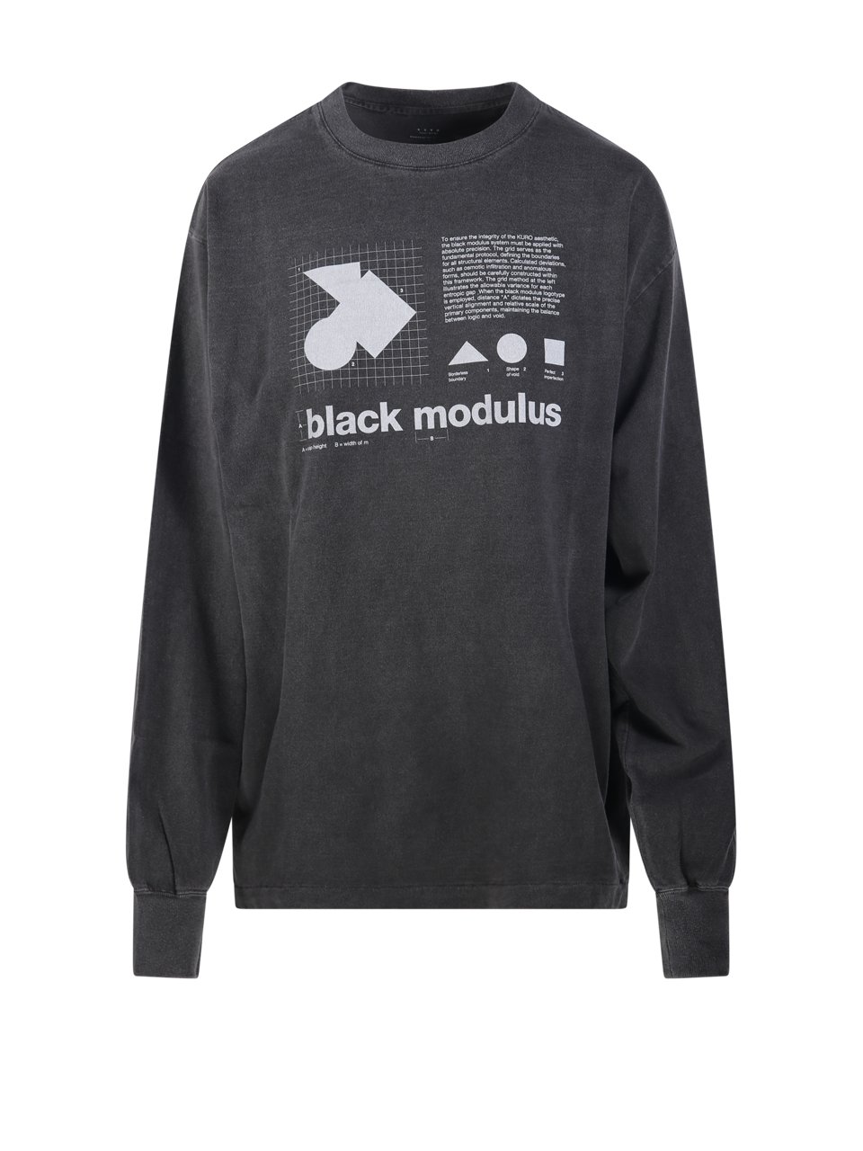 ROUND SHAPE DYED L/S T-SHIRT