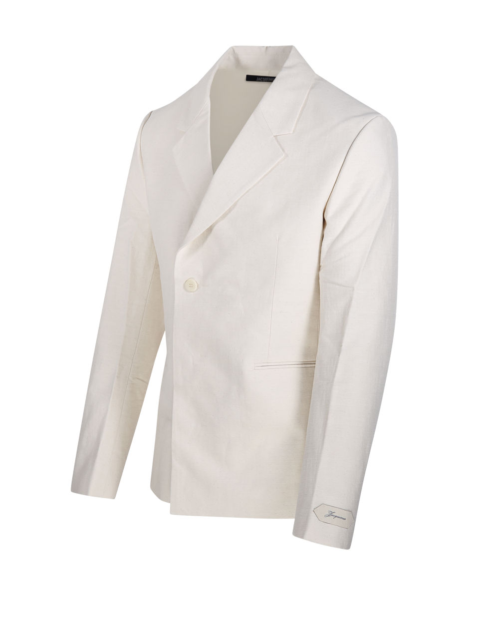 UOMO JACQUEMUS BLAZER LA VESTE MELO IN VISCOSA BIANCA WHITE VISCOSE LA VESTE MELO JACKET