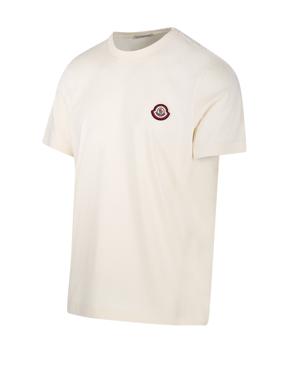 MEN MONCLER WHITE COTTON SS T-SHIRT