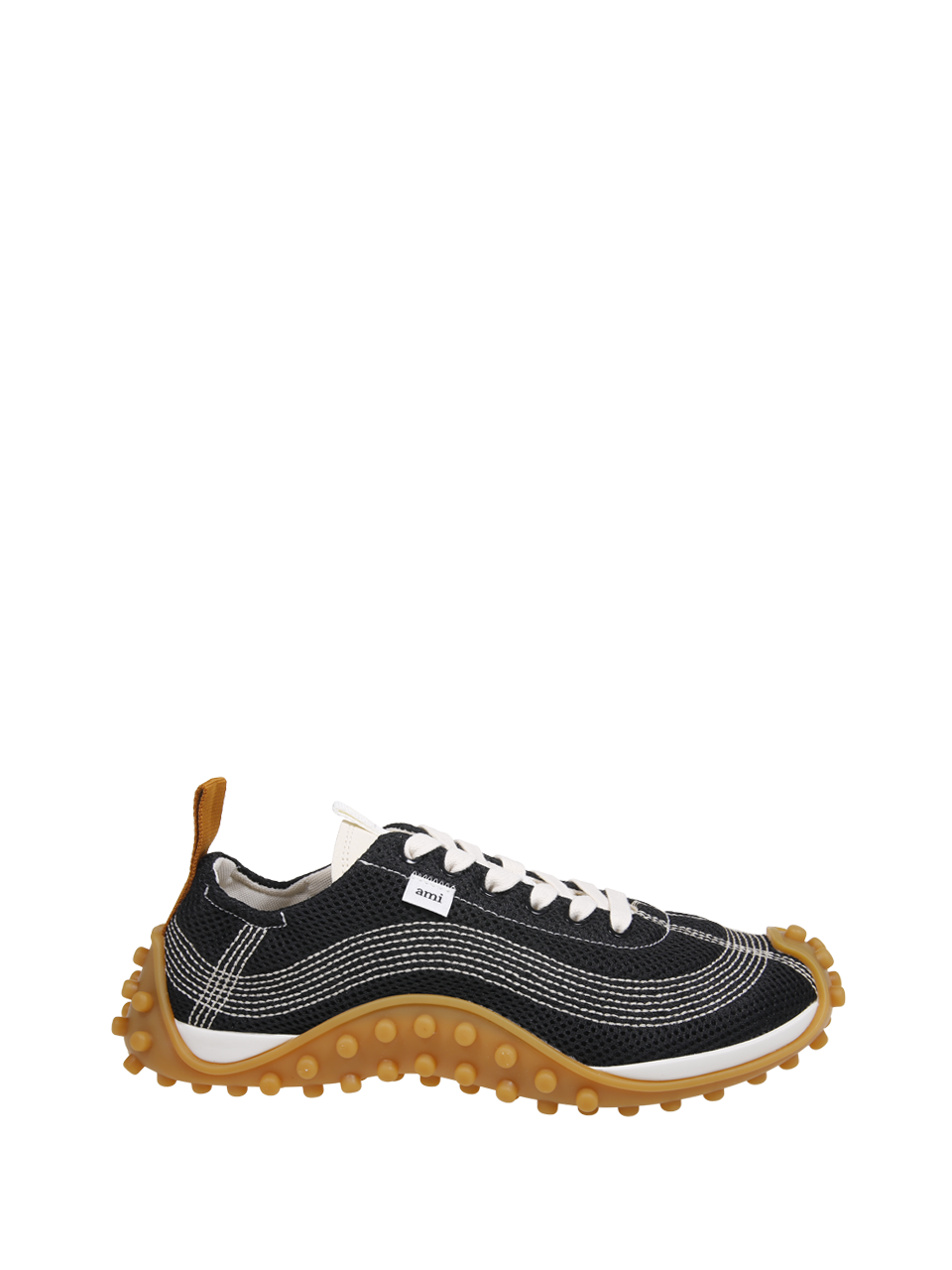 WOMAN AMI BLACK POLYESTER MIRAGE SNEAKER