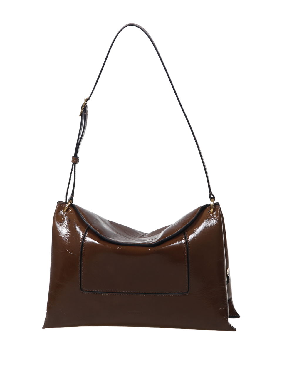 WOMAN WANDLER BROWN LEATHER  PENELOPE SLOUCH BAG 