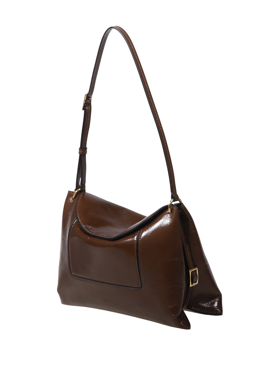 WOMAN WANDLER BROWN LEATHER  PENELOPE SLOUCH BAG 