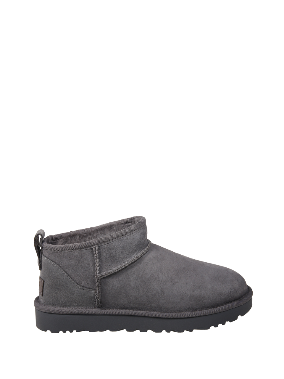 DONNA UGG STIVALE CLASSIC ULTRA MINI IN PELLE GRIGIO 
