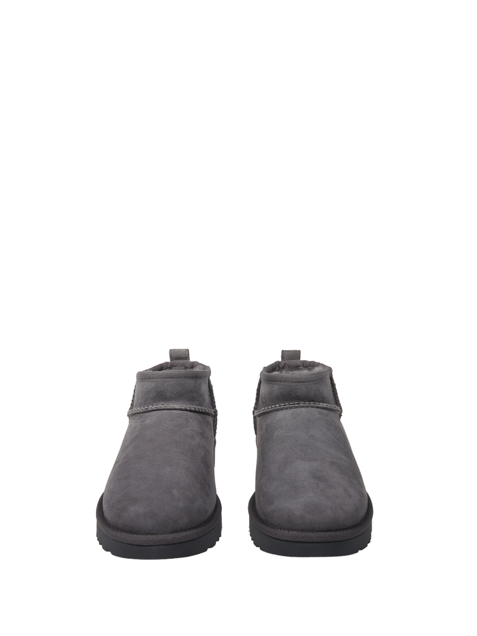 DONNA UGG STIVALE CLASSIC ULTRA MINI IN PELLE GRIGIO 