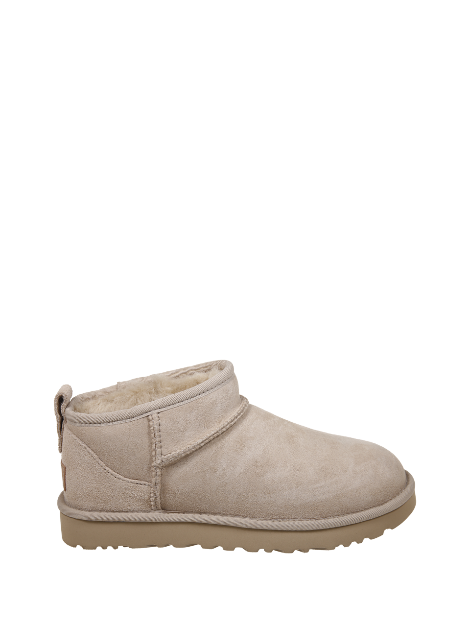 DONNA UGG STIVALE CLASSIC ULTRA MINI IN PELLE NUDE 