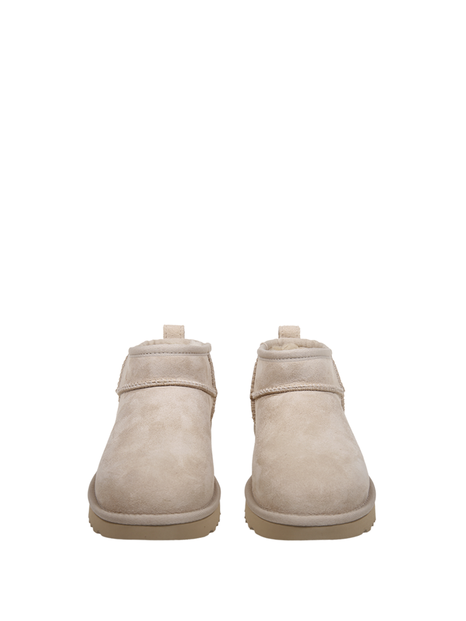 DONNA UGG STIVALE CLASSIC ULTRA MINI IN PELLE NUDE 