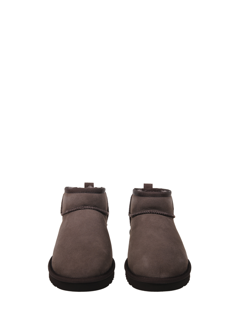 UOMO UGG STIVALE CLASSIC ULTRA MINI IN PELLE MARRONE 