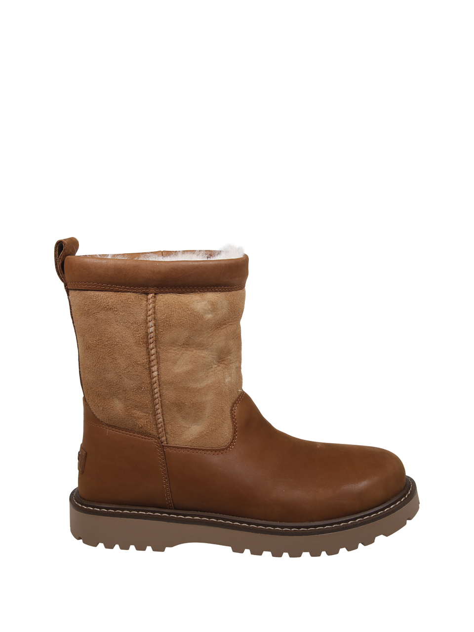 UOMO UGG STIVALI M BIRCH BOOT II IN PELLE MARRONE 