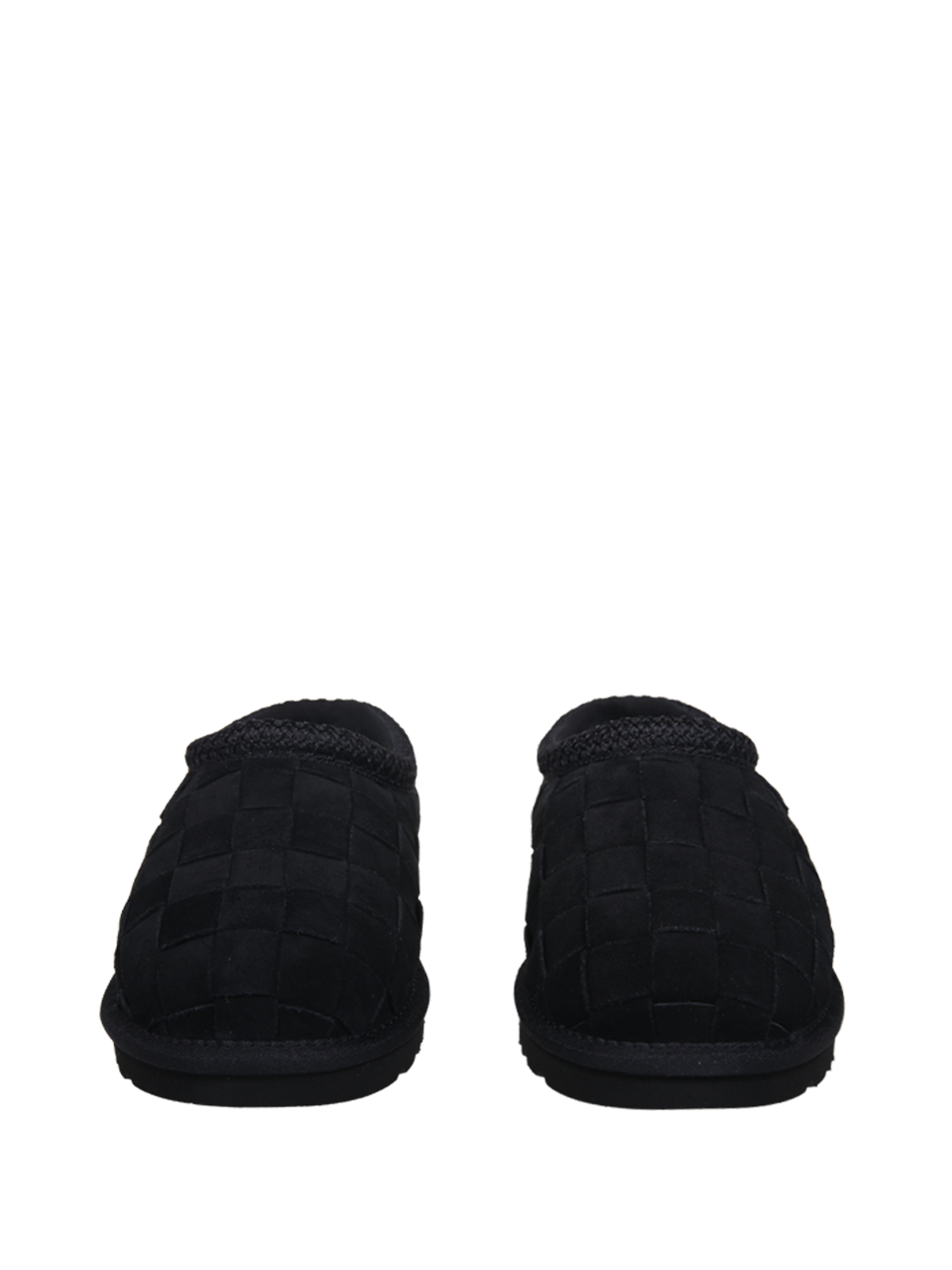 UOMO UGG CIABATTE M TASMAN WOVEN IN PELLE NERA 