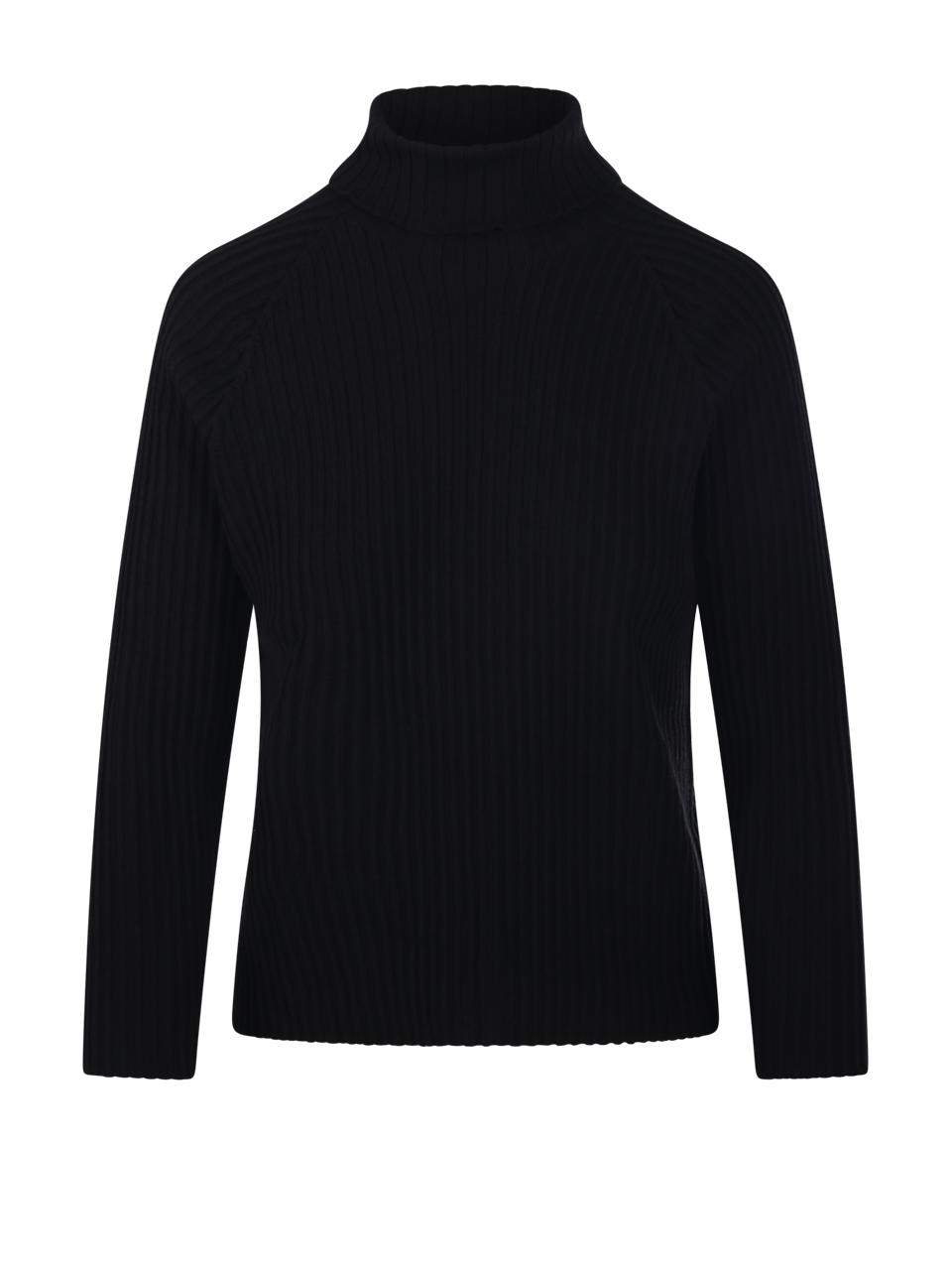 HIGH NECK RELAX RIBBED PULLOVER