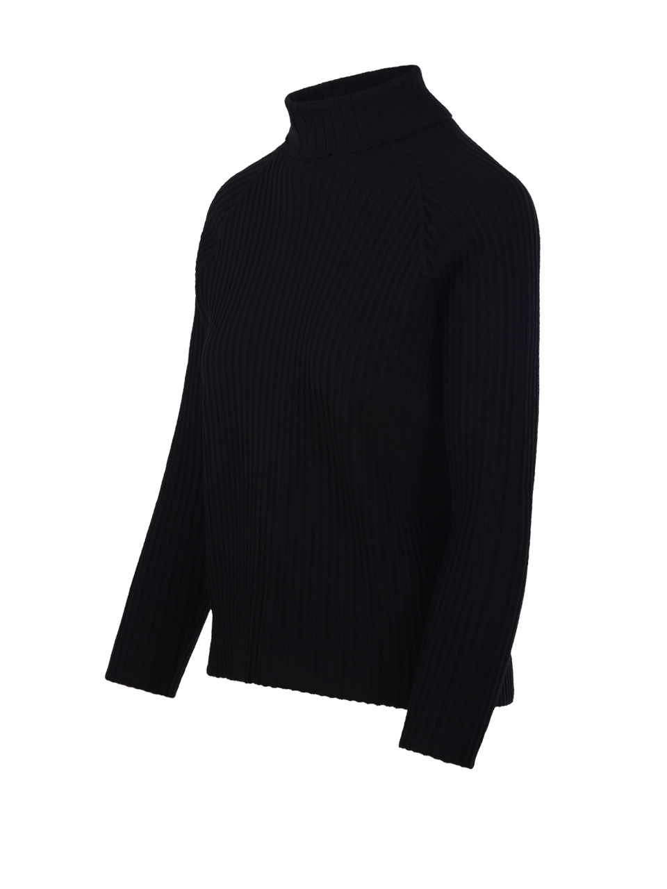 HIGH NECK RELAX RIBBED PULLOVER